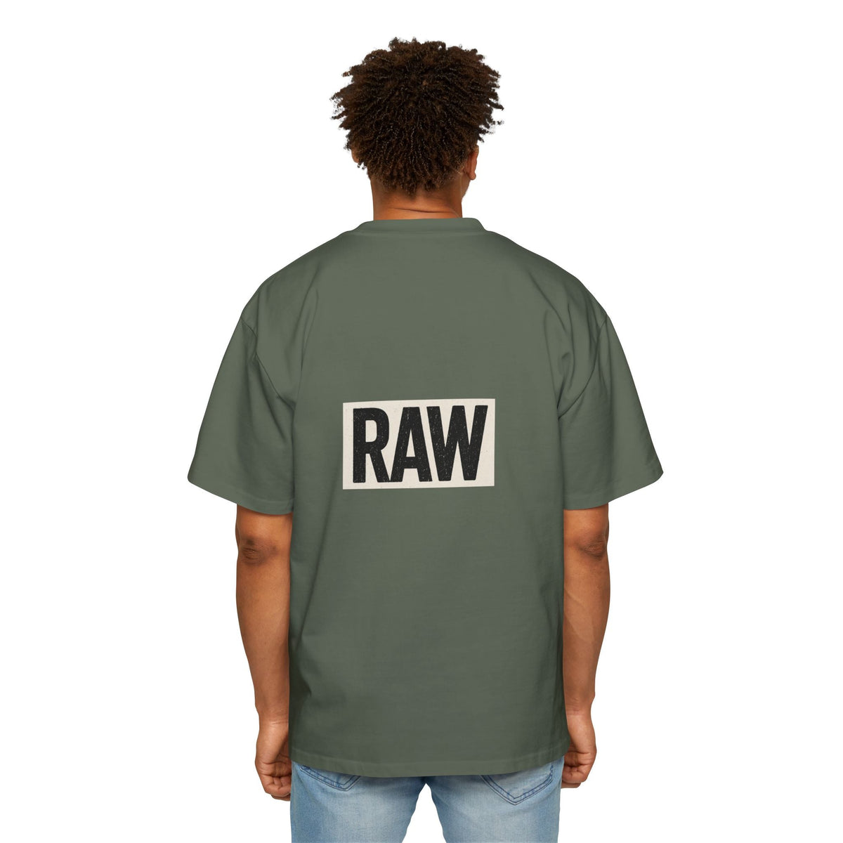 Oversized Tee - Raw Unique Design Printify