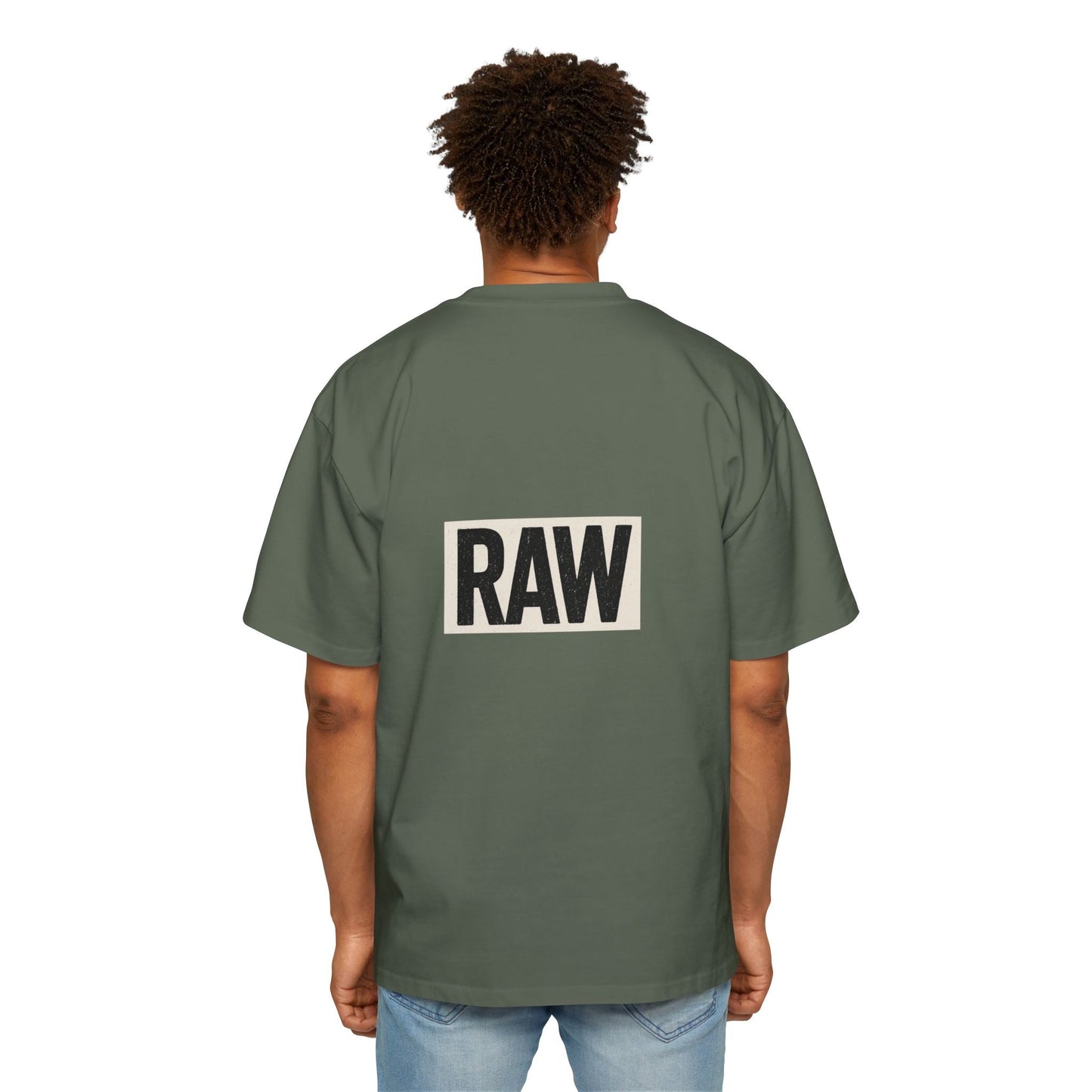 Oversized Tee - Raw Unique Design Printify
