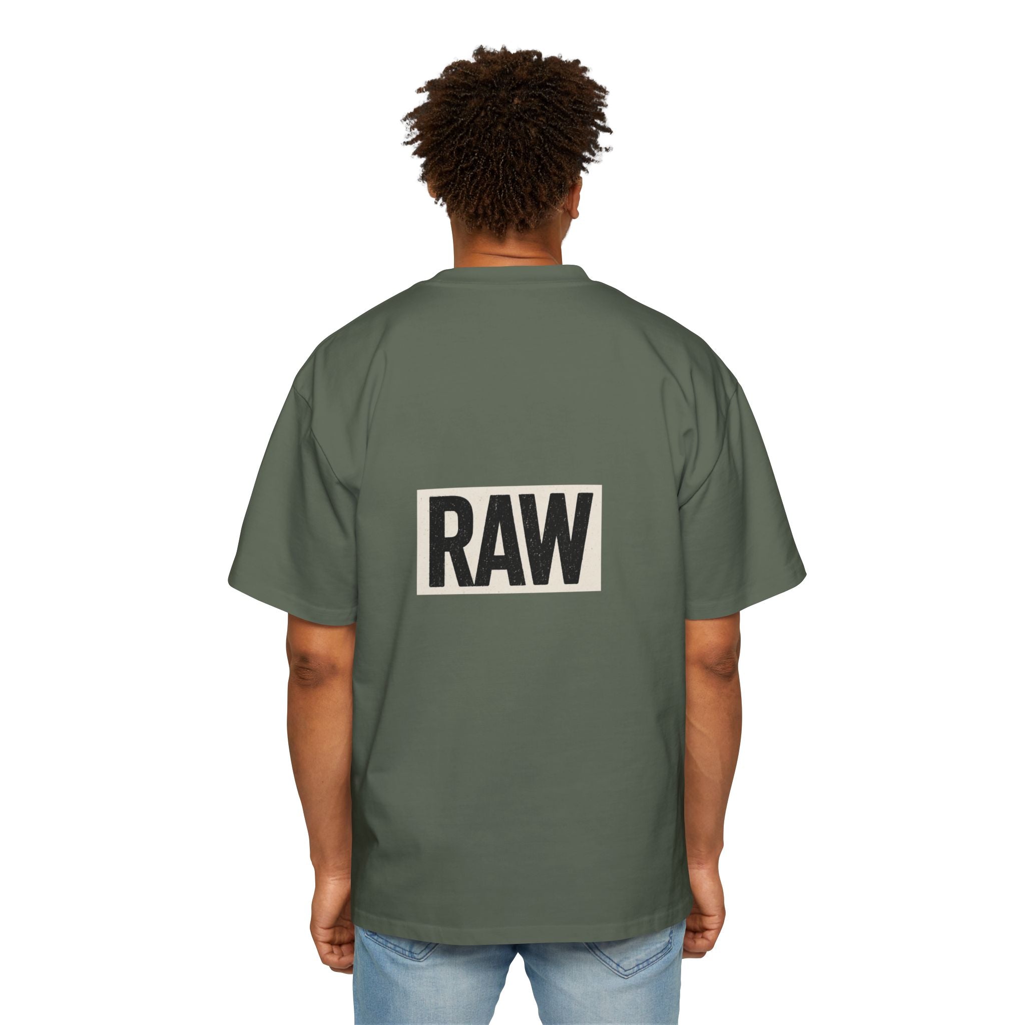 Oversized Tee - Raw Unique Design Printify
