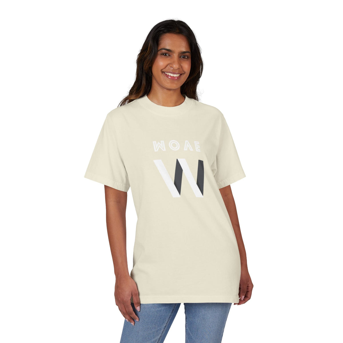 Drop-Shoulder T-Shirt Modern Move Design Printify