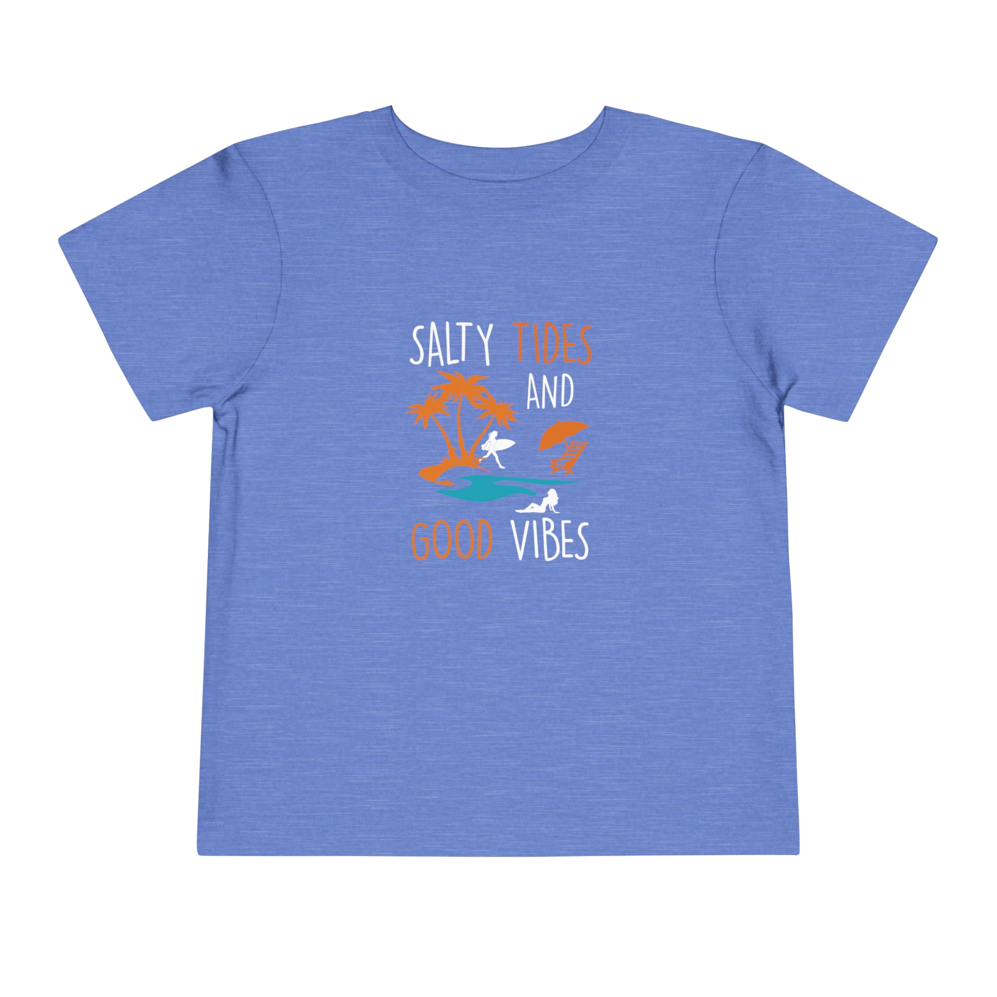 Salty Tides And Good Vibes Toddler Tee