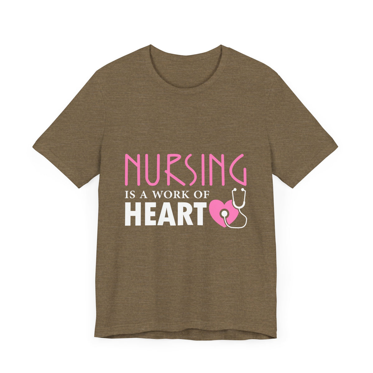Nursing Is A Work Of Heart Unisex Tee
