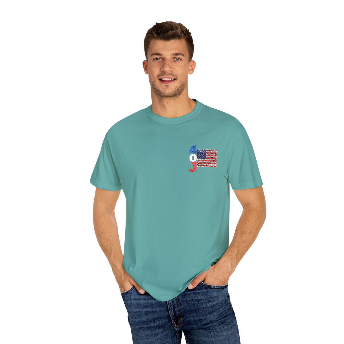 4th of July Garment-Dyed T-shirt Printify