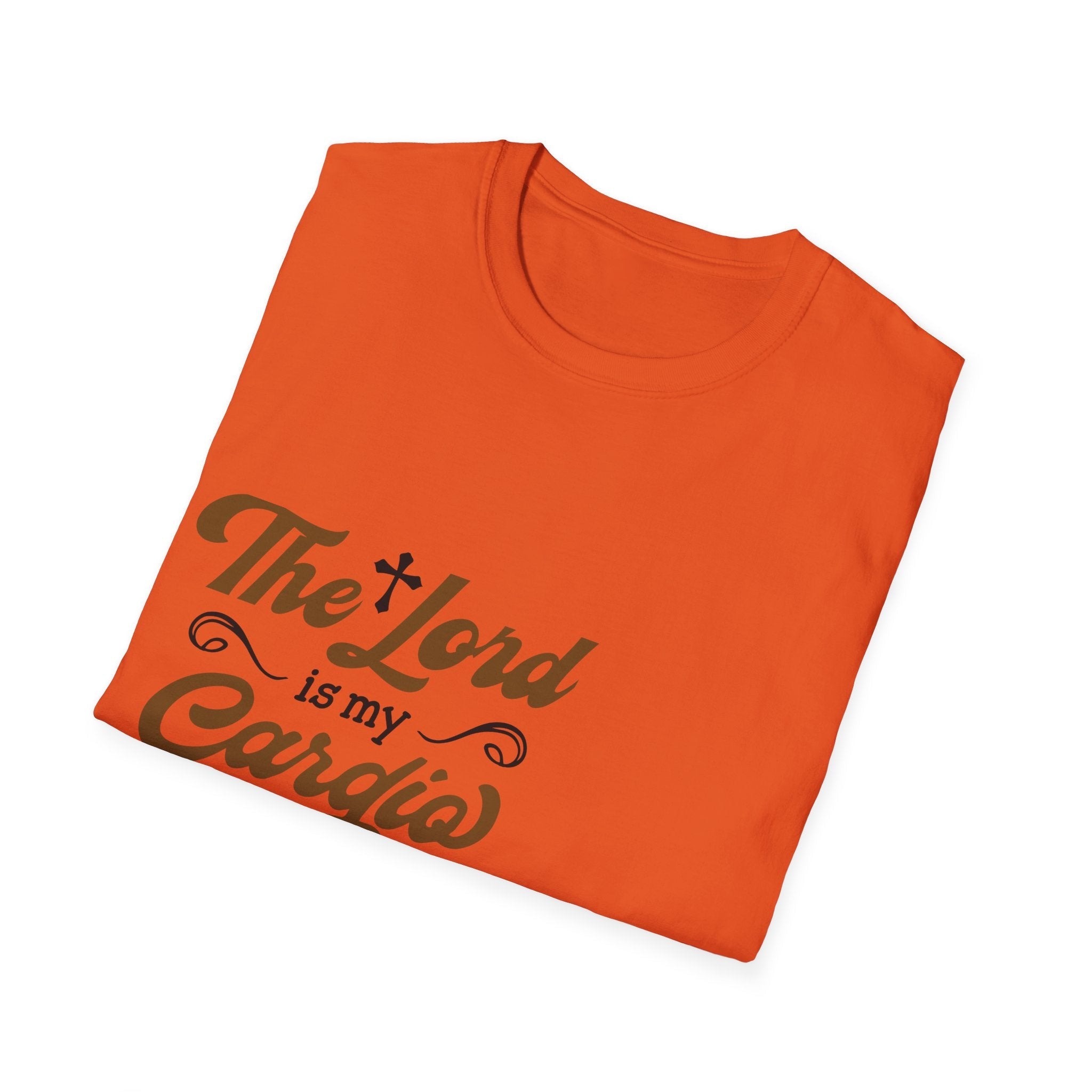 Faith-Inspired Unisex T-Shirt, The Lord is My Cardia, Christian Apparel, Spiritual Gift, Everyday Comfort Wear, Perfect for Church, [...] Printify