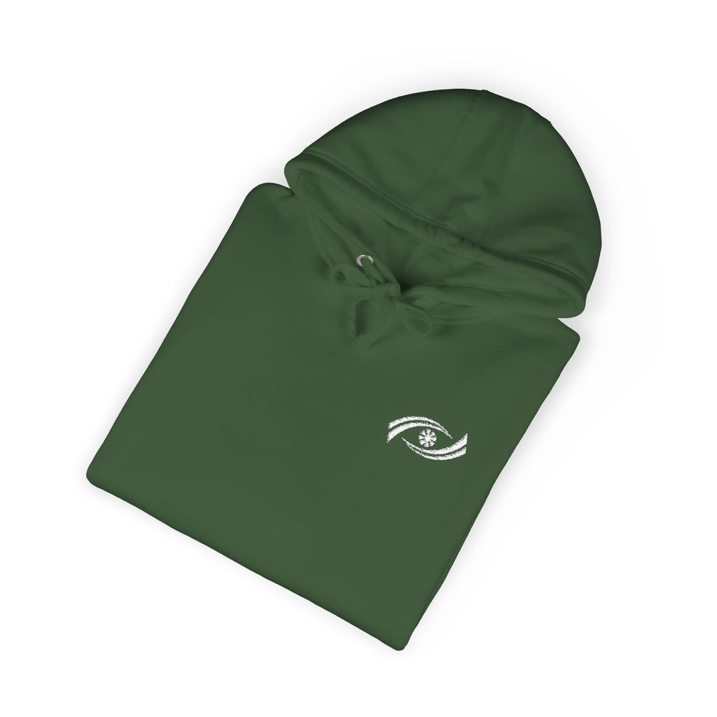 Cozy Unisex Fleece Hoodie with Artistic Design, Casual Wear, Gift for Him/Her, Fall Fashion, Everyday Comfort Printify