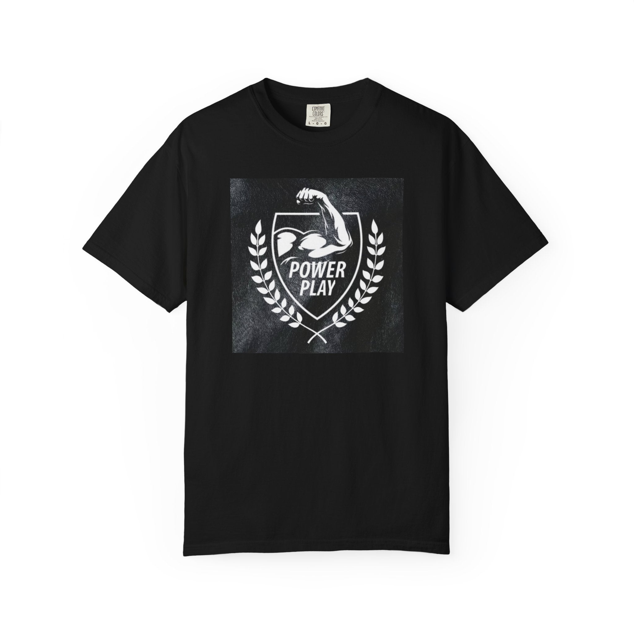 Power Play Unisex Garment-Dyed T-Shirt - Gym Motivation Apparel
