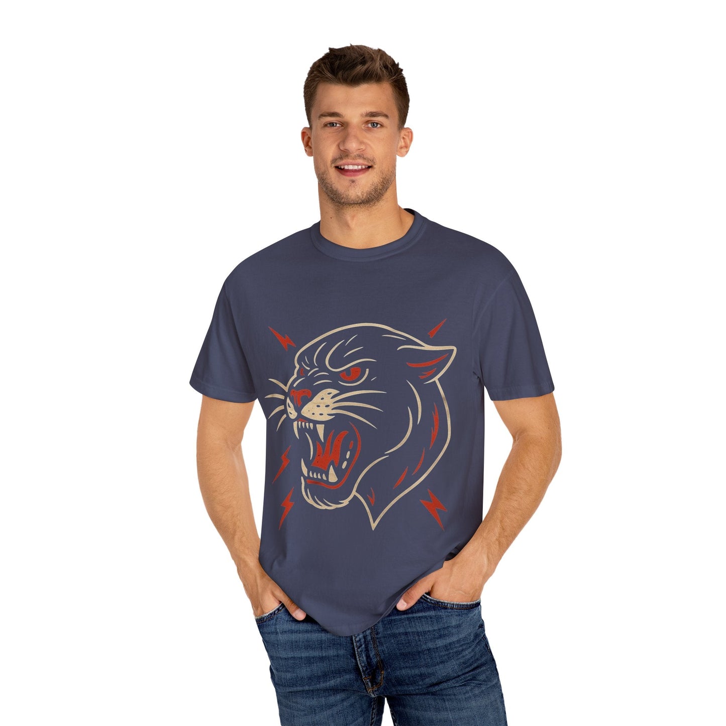 Roar Garment-Dyed T-shirt Printify