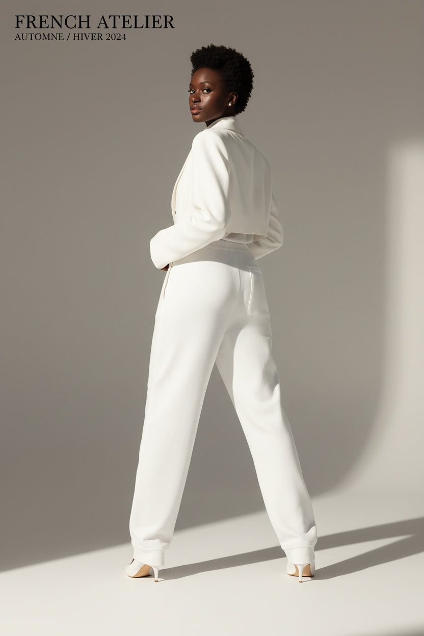 Embroidered Fleece Sweatpants — Cozy Casual Joggers