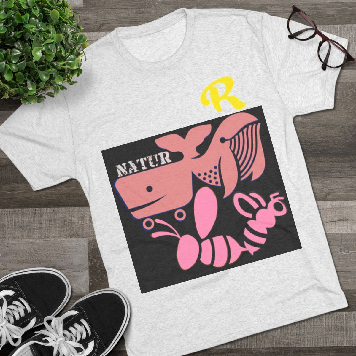 Unisex Tri-Blend Crew Tee - Honey Tee