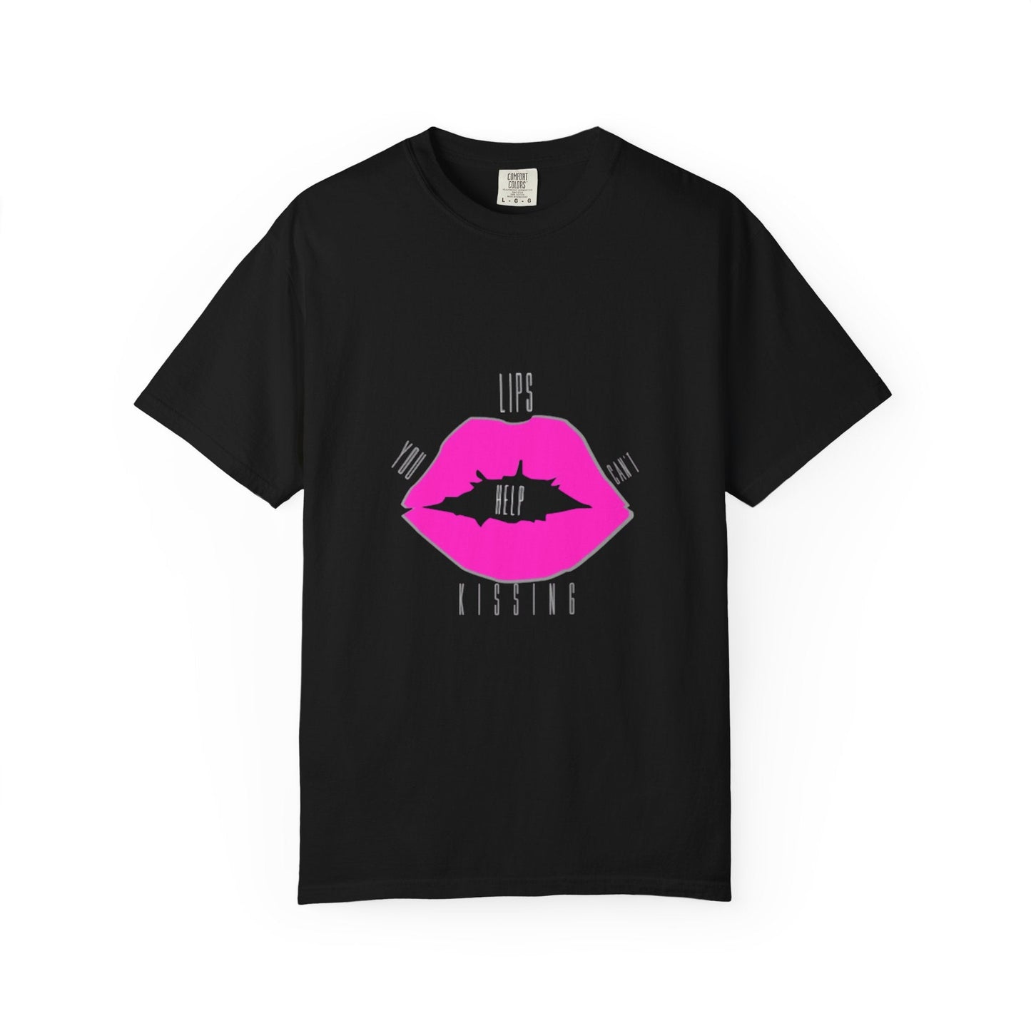 Kiss Mark Graphic Tee, Trendy Unisex T-shirt for Casual Wear, Perfect for Birthdays, Valentine’s Day, or Fun Gatherings, Statement Shirt Printify