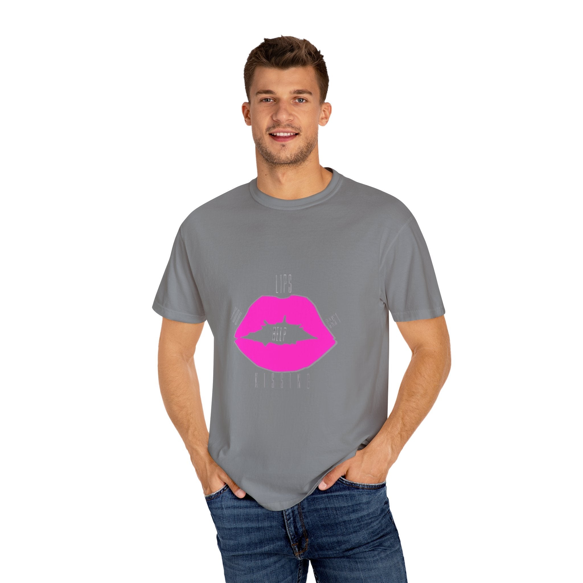 Kiss Mark Graphic Tee, Trendy Unisex T-shirt for Casual Wear, Perfect for Birthdays, Valentine’s Day, or Fun Gatherings, Statement Shirt Printify