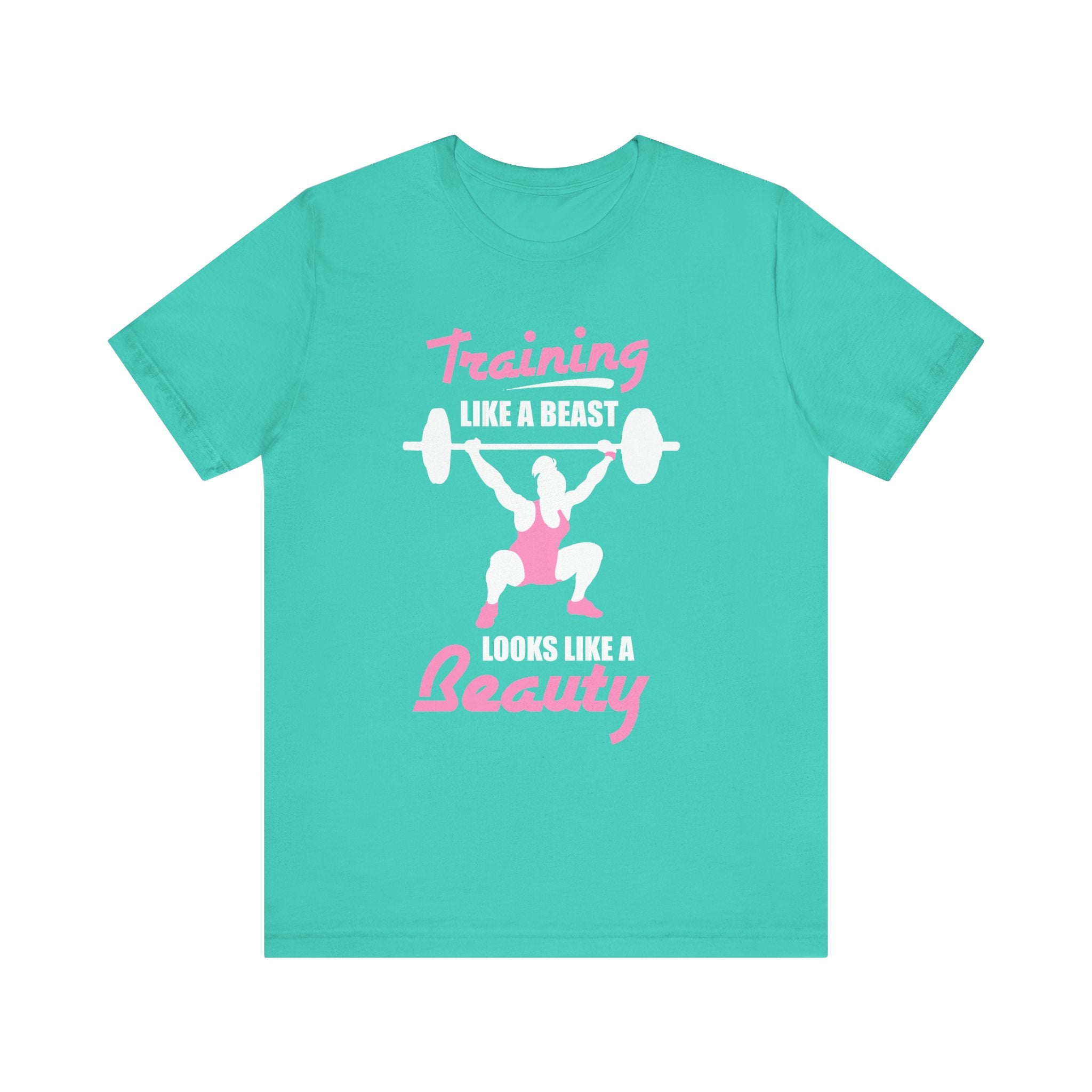 S’entraîner comme une bête ressemble à un tee-shirt unisexe de beauté 