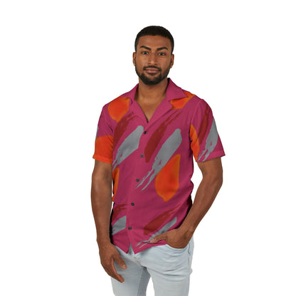 Trendy Men's Hawaiian Camp Shirt, Summer Fashion, Vacation Wear, Beach Outfit, Casual Shirt Printify