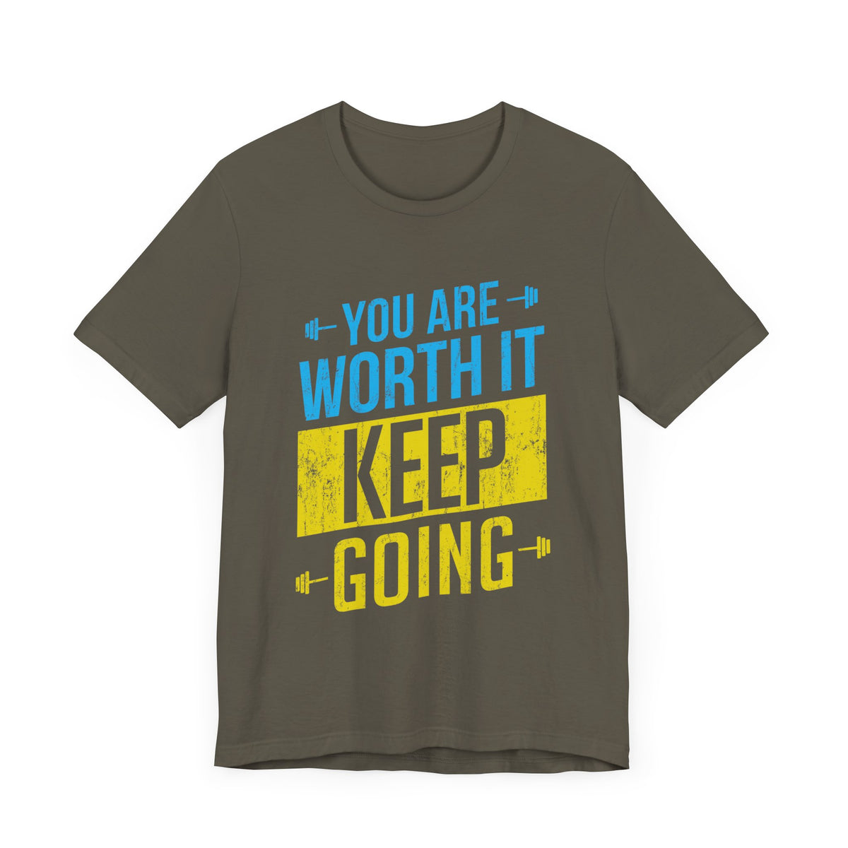 Vous en valez la peine, continuez, tee-shirt unisexe 