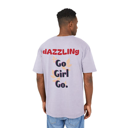 Oversize Tee - Dazzling 'Go Girl Go' Design