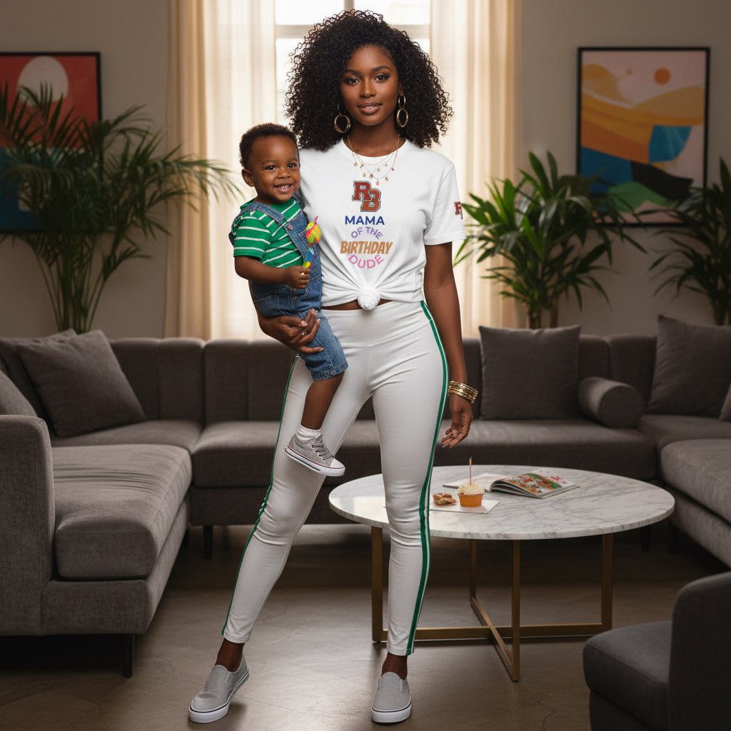 Mama of the Birthday Dude T-Shirt — Mom Birthday Party Tee