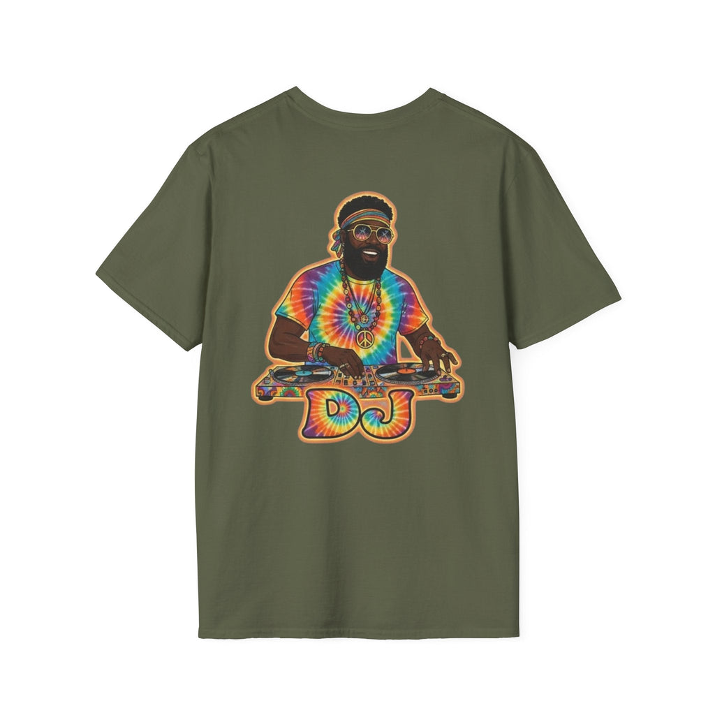 Unisex T-Shirt DJ Tie Dye Shirt Printify