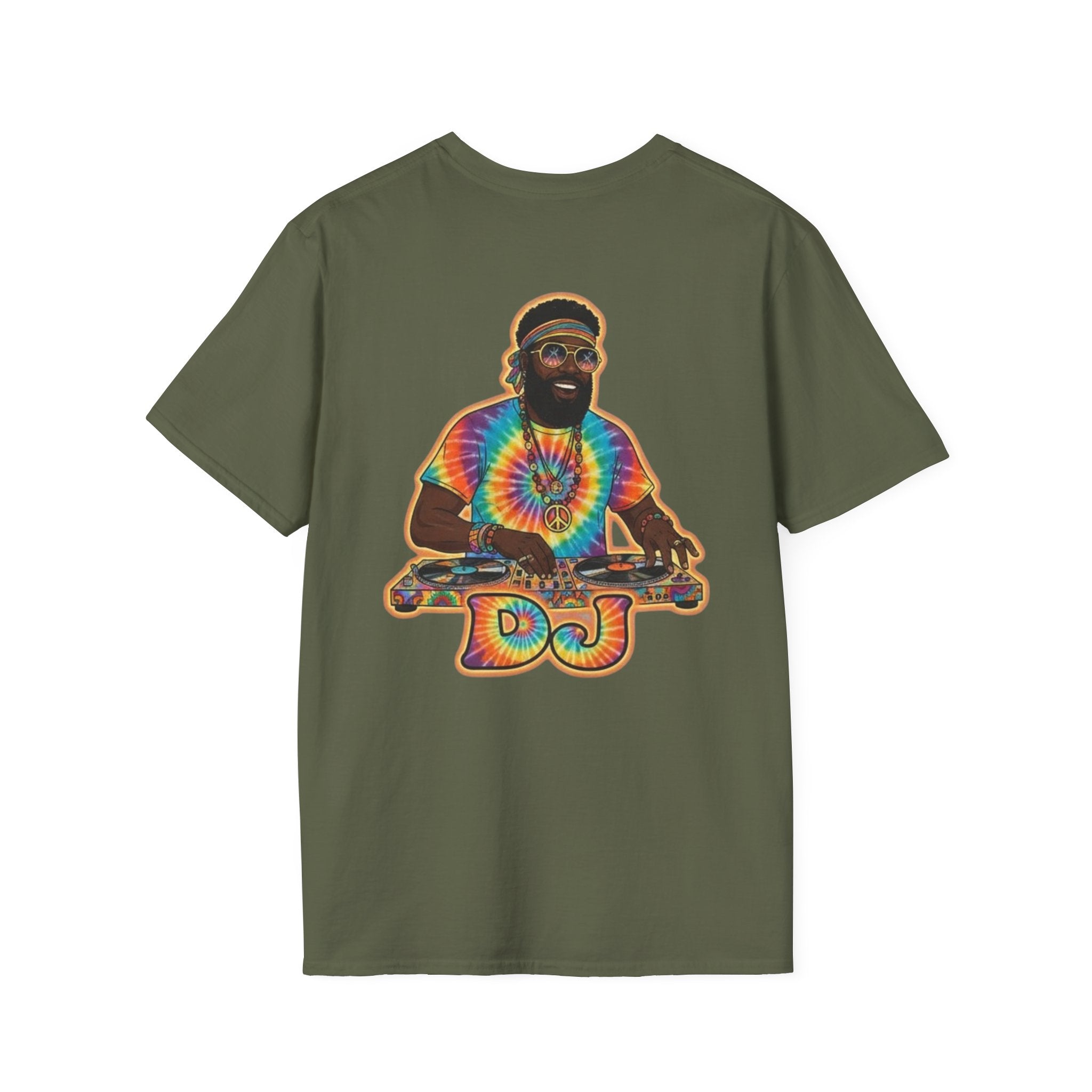 Unisex T-Shirt DJ Tie Dye Shirt Printify