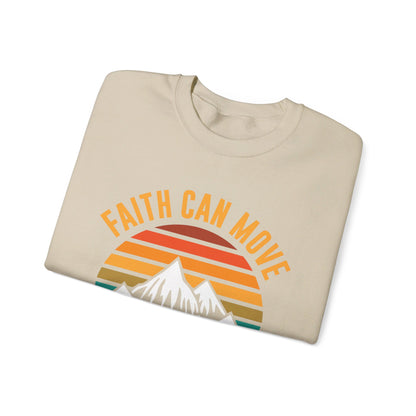 Faith Can Move Mountains Sweat-shirt unisexe 