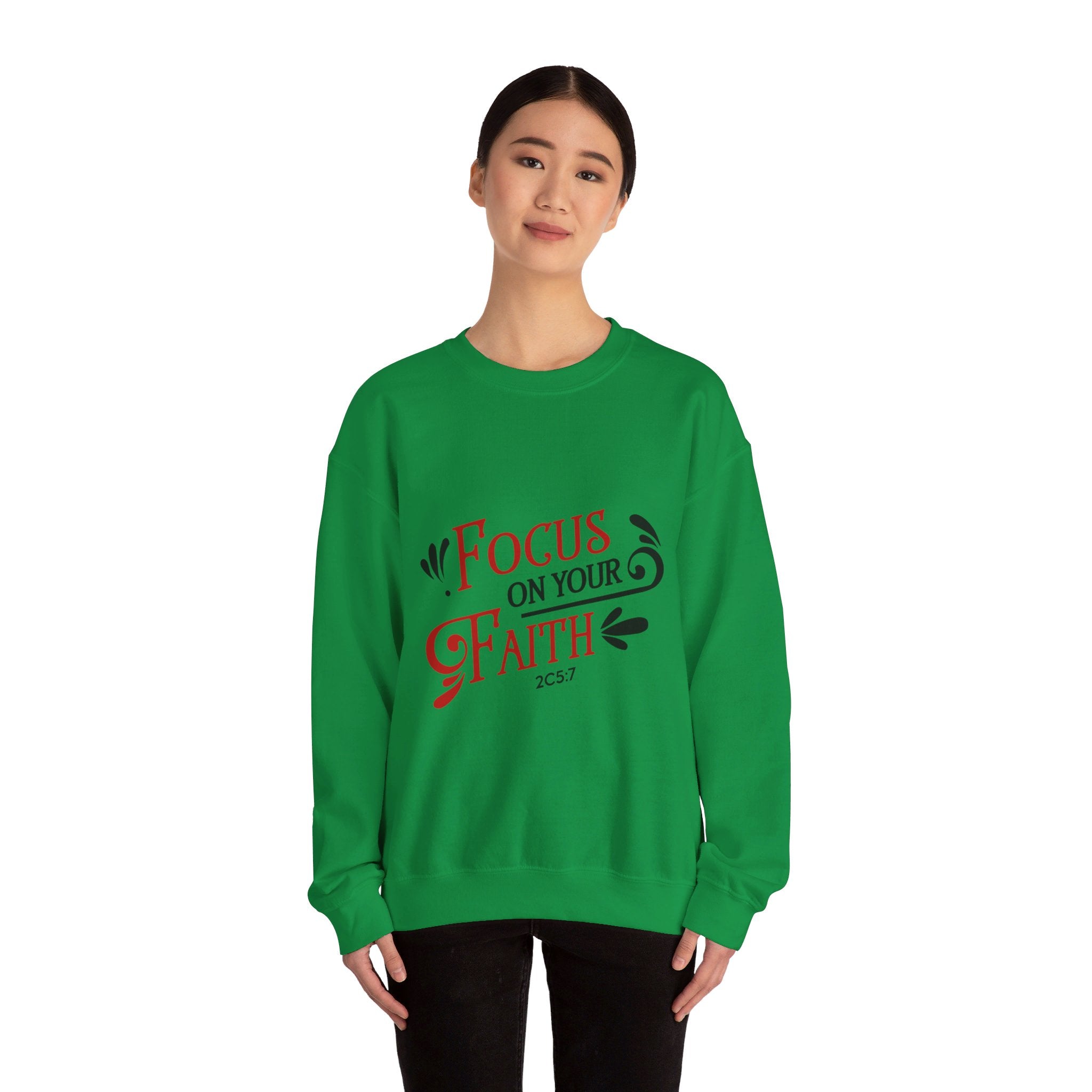 Concentrez-vous sur votre sweat-shirt unisexe foi 