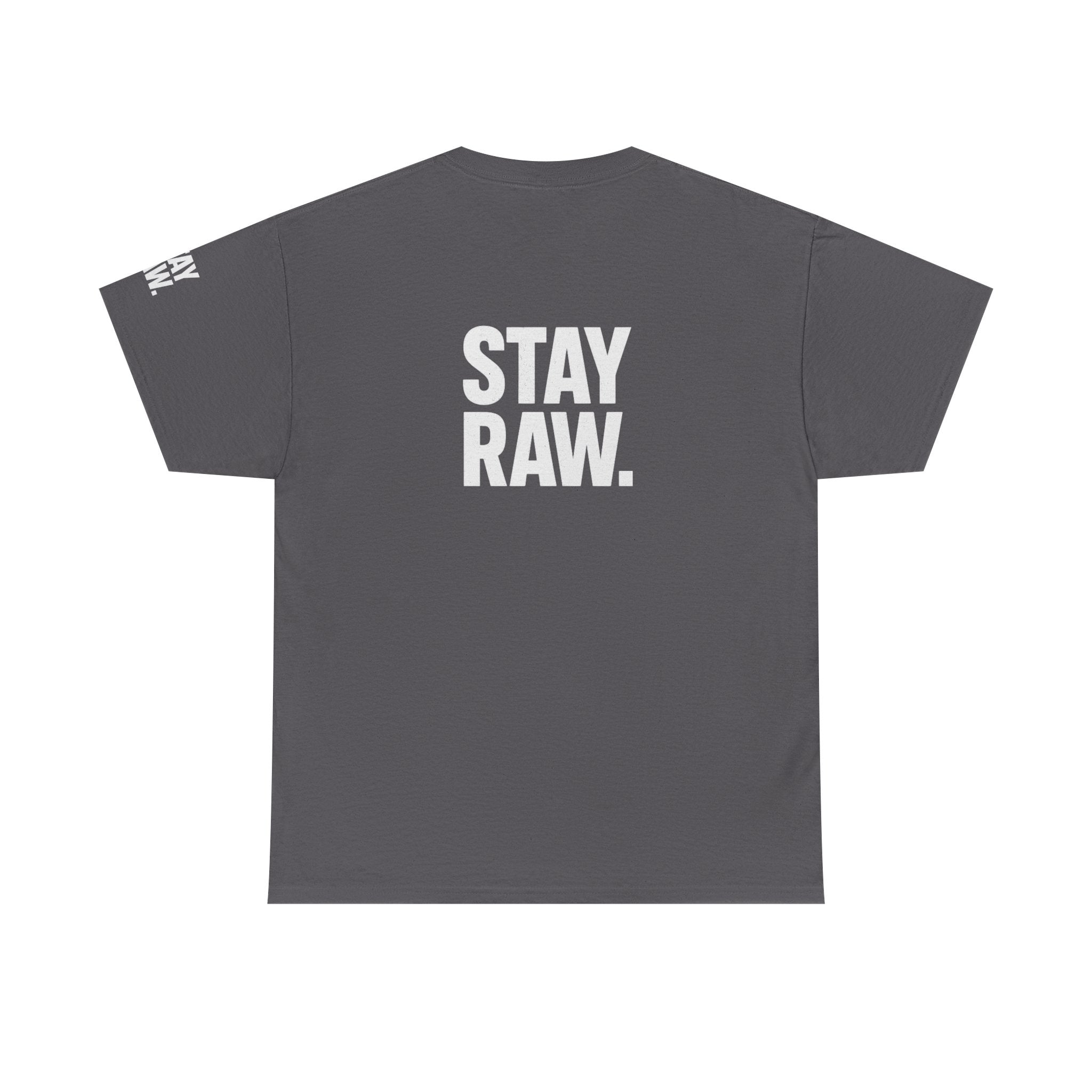 Raw Energy Unisex Tee - Stay Raw, Casual Wear, Street Style, Everyday Outfit, Graphic Tee, Gift for Him/Her Printify