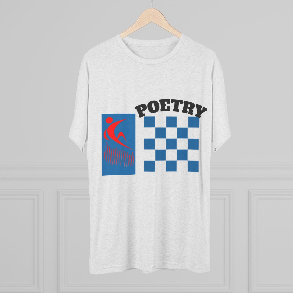 Poetry Inspired Unisex Tri-Blend Crew Tee - Soft Casual Wear for Artistic Souls, Perfect for Poetry Lovers, Gift for Writers, Creative [...] Printify