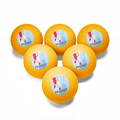 Ping Pong Balls, 6 pcs
