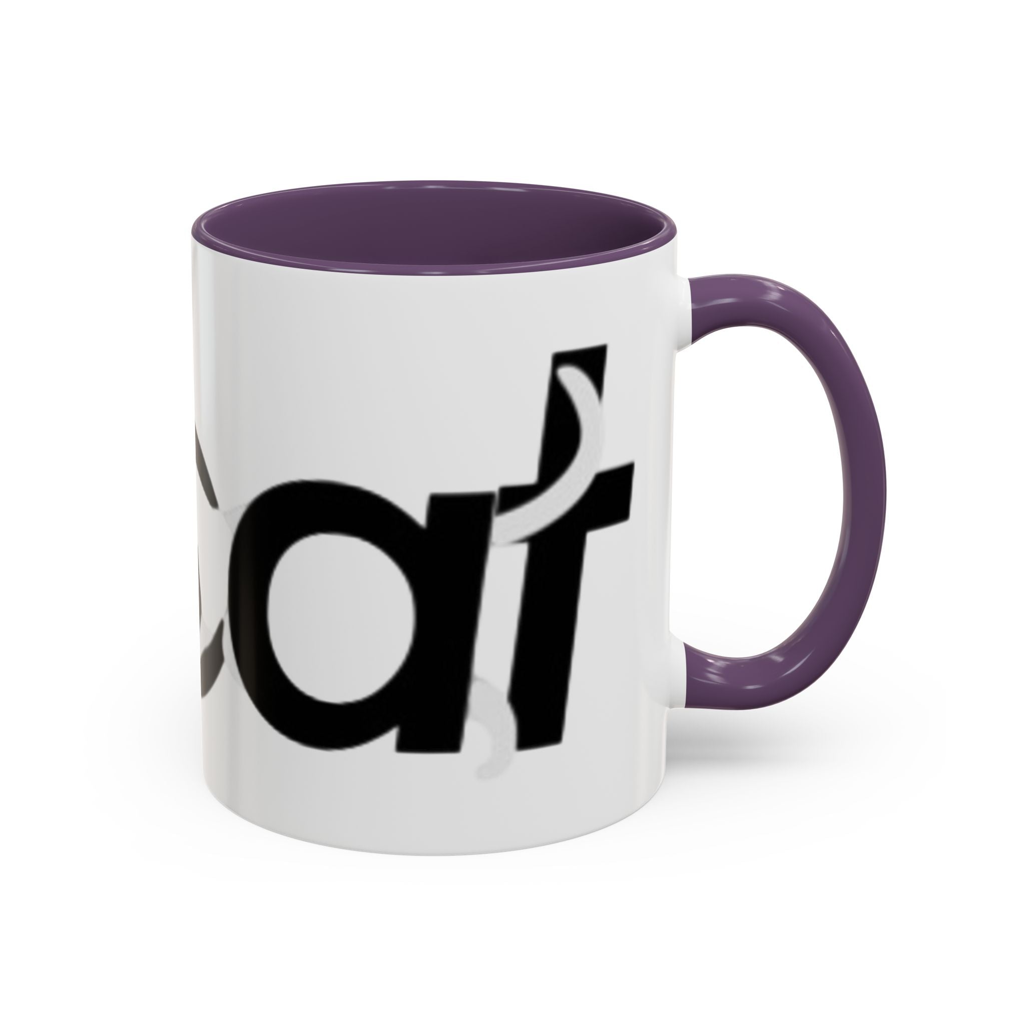 Playful Cat Accent Coffee Mug - 11oz & 15oz - Perfect for Cat Lovers Printify