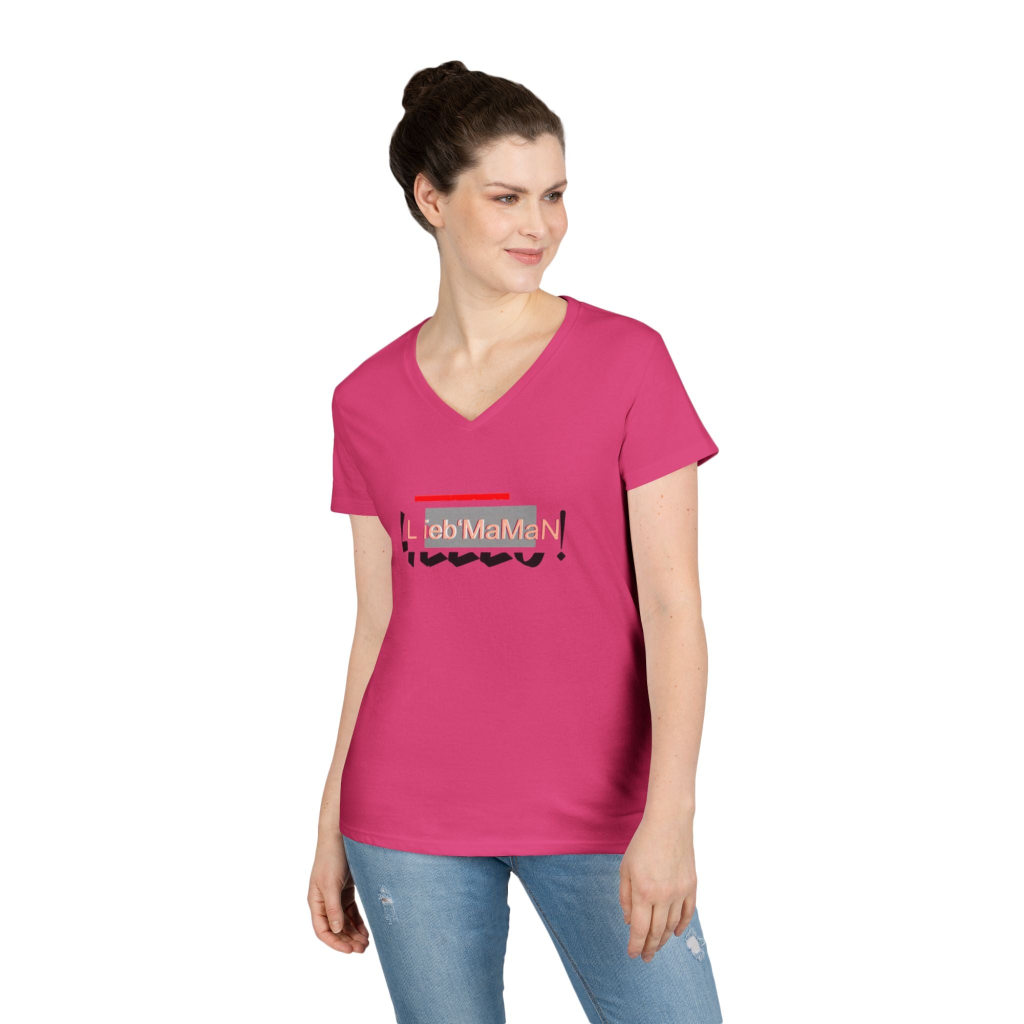 Lieb'Maman V-Neck T-Shirt for Moms – Stylish & Comfortable Women's Tee