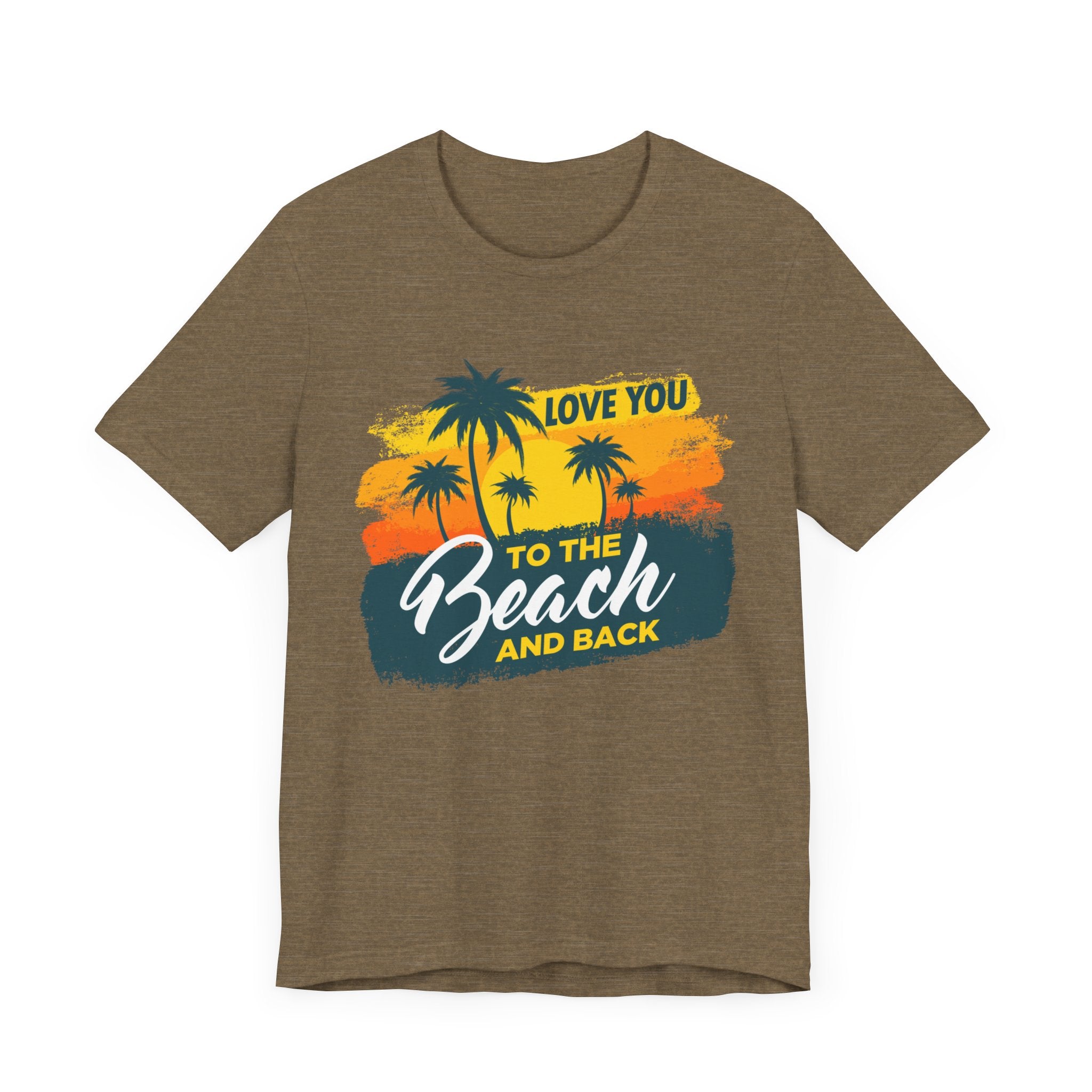 Je t’aime à la plage Tee unisexe 