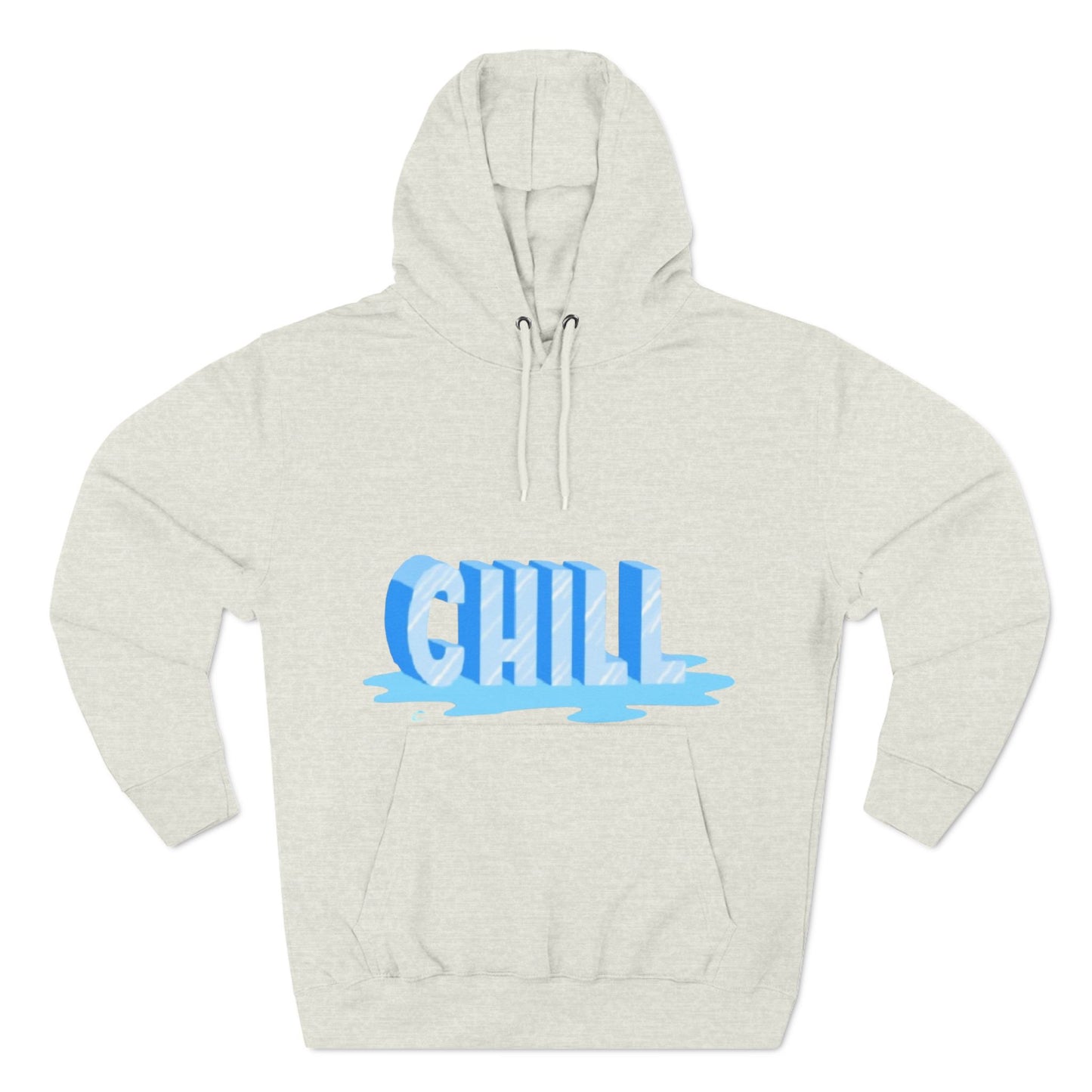 Unisex Three-Panel Fleece Chill Hoodie