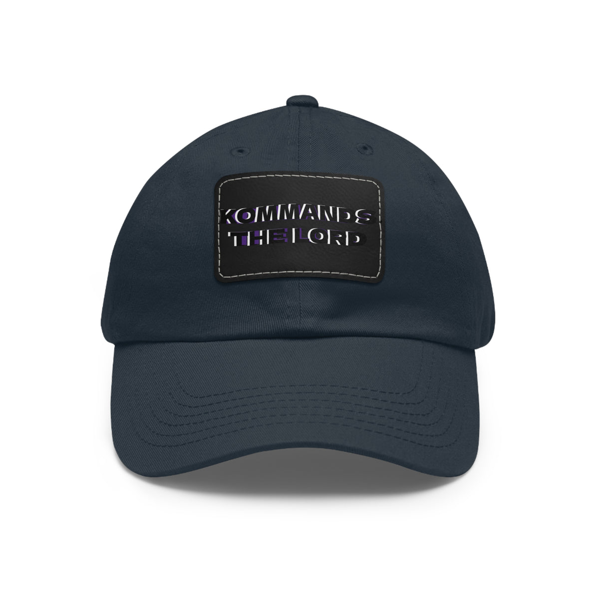 Dad Hat - Kommands The Lord Leather Patch Cap