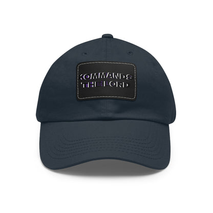 Dad Hat - Kommands The Lord Leather Patch Cap