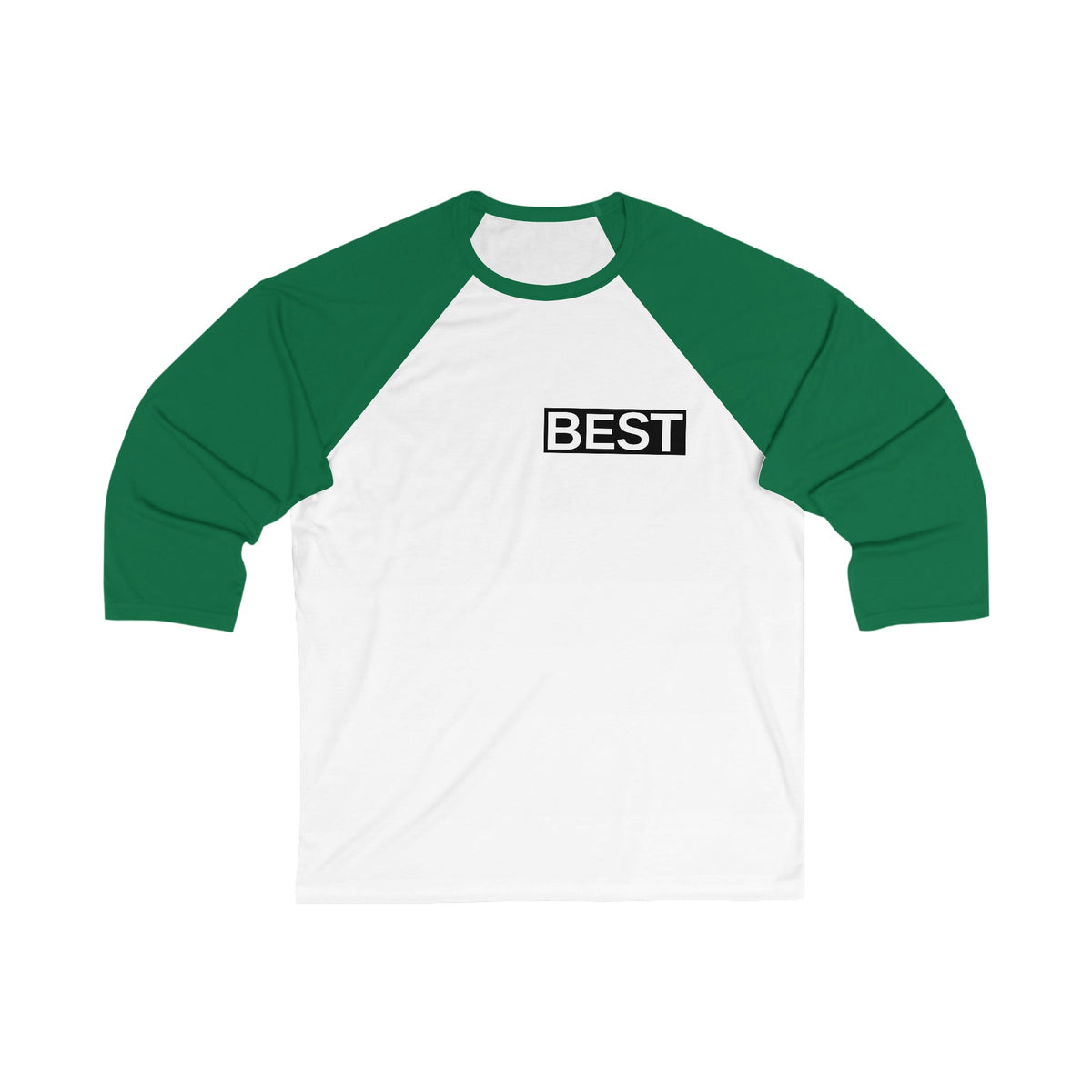 BEST 3\4 Sleeve Baseball Tee