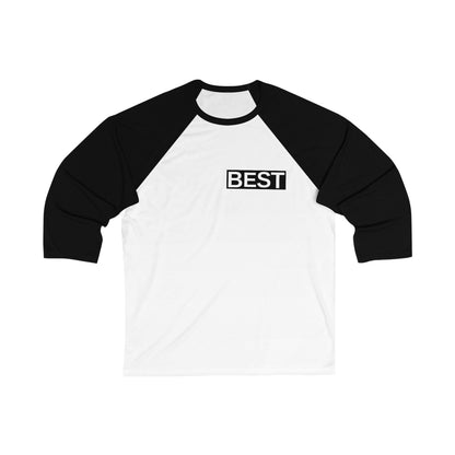 BEST 3\4 Sleeve Baseball Tee