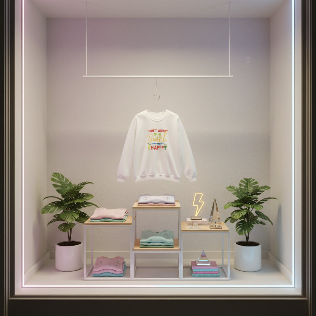 Don't Worry Beach Happy Unisex Sweatshirt - RC’nSONS