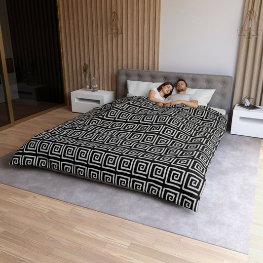 Queen Microfiber Duvet Cover Printify