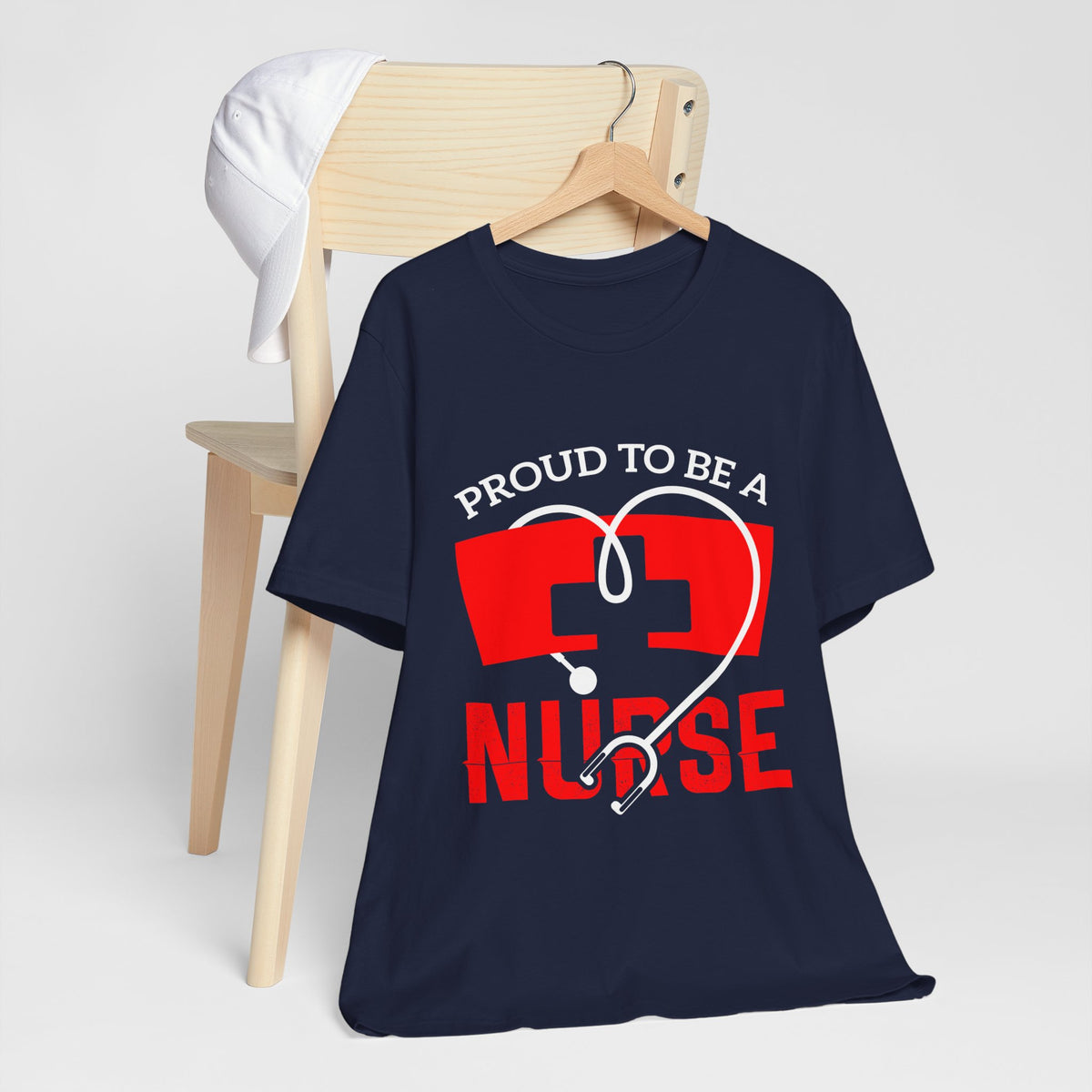 Fier d’être un tee-shirt unisexe infirmière 