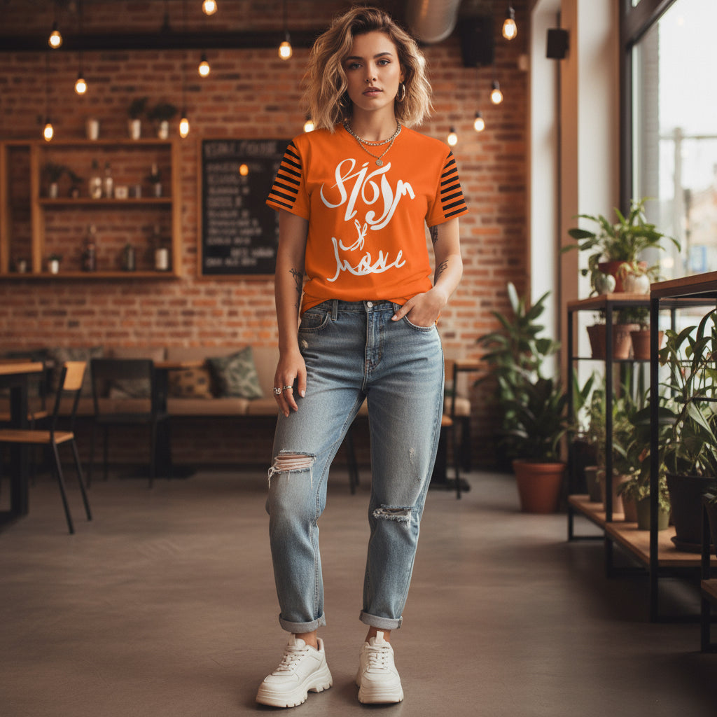 Bold Graphic Unisex Tee - Storm & Noise Design Printify