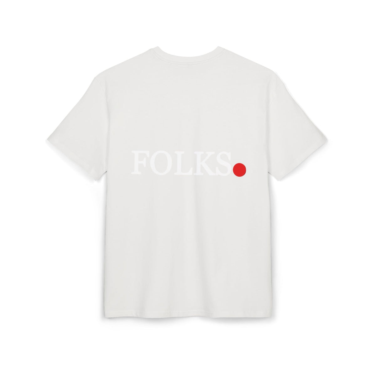 Oversized Tee with Bold Red Dot, Everyday Tee Printify