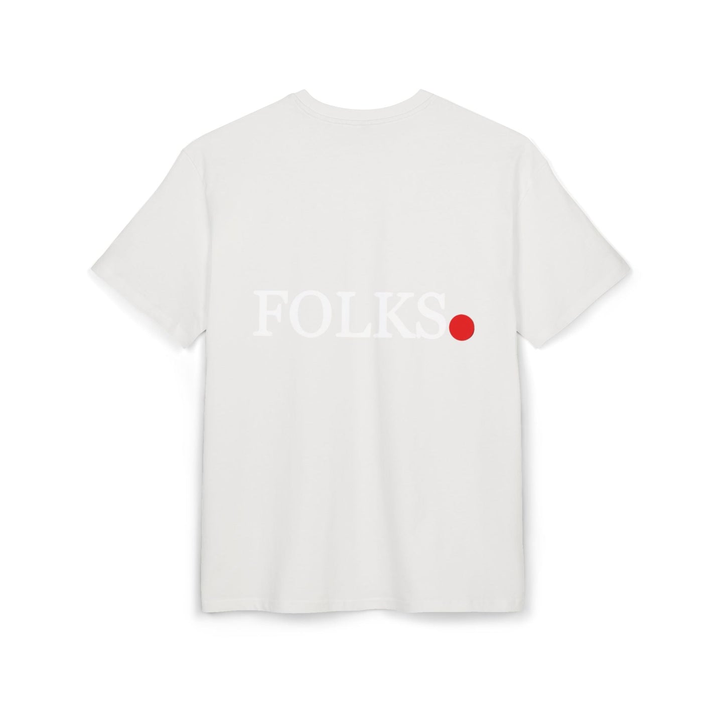 Oversized Tee with Bold Red Dot, Everyday Tee Printify