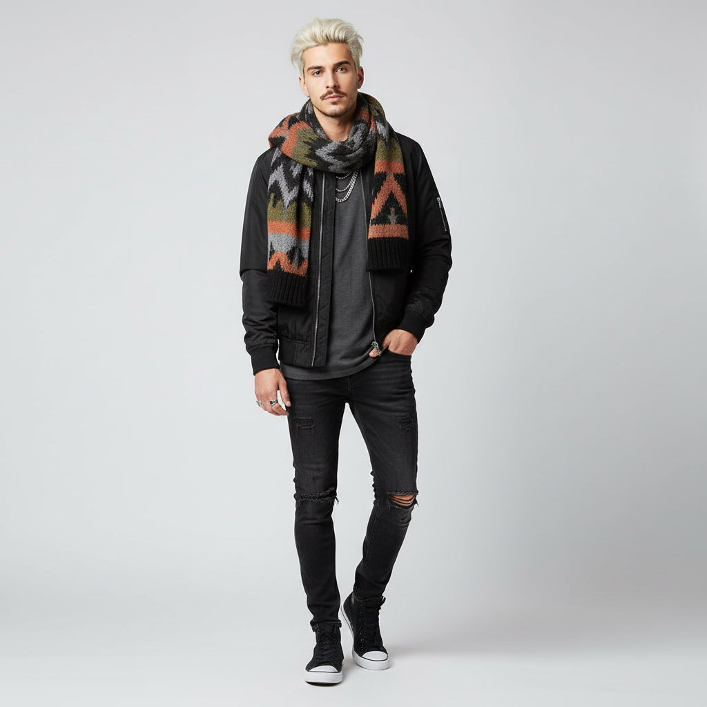 Sustainable Embroidered Bomber Jacket | Eco-Friendly Fashion, Streetwear Style, Gift for Her, Casual Wear, Fall Essentials Printify