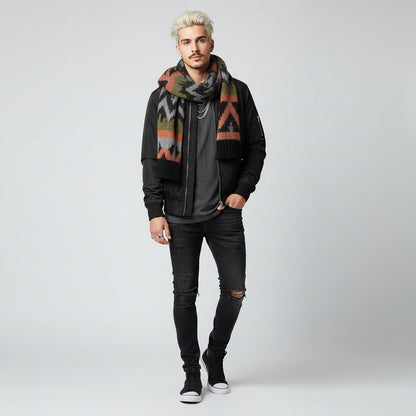 Sustainable Embroidered Bomber Jacket | Eco-Friendly Fashion, Streetwear Style, Gift for Her, Casual Wear, Fall Essentials Printify