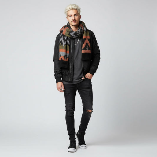 Sustainable Embroidered Bomber Jacket | Eco-Friendly Fashion, Streetwear Style, Gift for Her, Casual Wear, Fall Essentials Printify