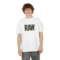 Stylish Unisex Graphic T-Shirt with 'RAW' Print, Casual Streetwear, Everyday Wear, Gift for Friends, Fashionable Basics Printify