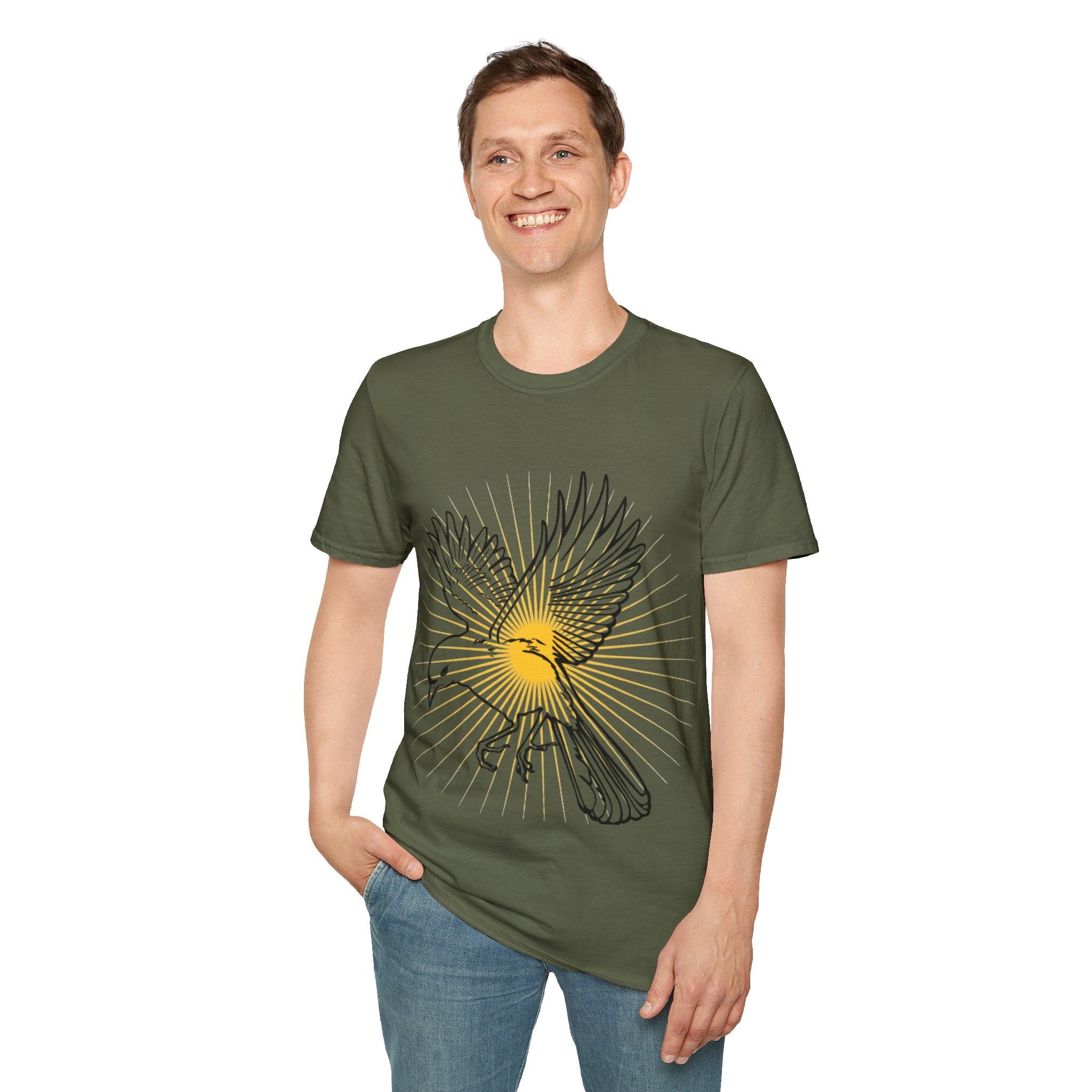 RC'nSONS Unisex Splash Eagle T-Shirt
