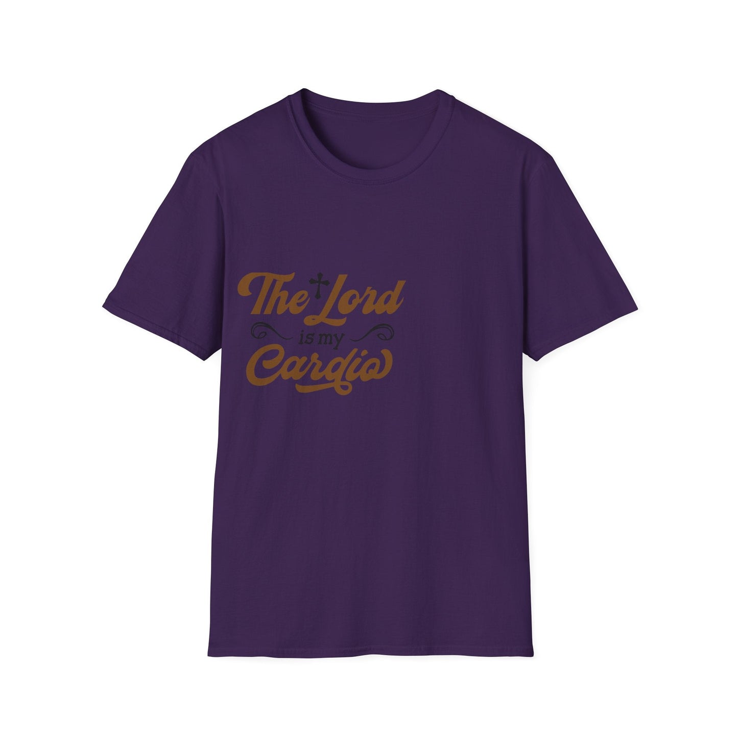 Faith-Inspired Unisex T-Shirt, The Lord is My Cardia, Christian Apparel, Spiritual Gift, Everyday Comfort Wear, Perfect for Church, [...] Printify