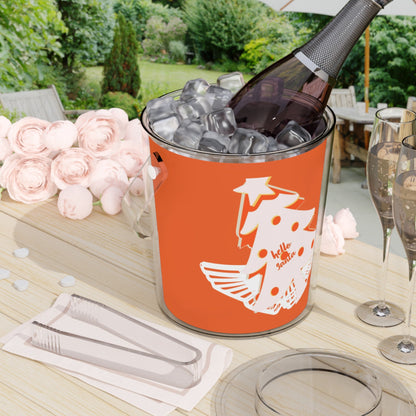 Festive Ice Bucket with Tongs Printify