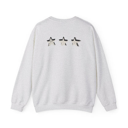 3 Star Heavy  Crewneck Sweatshirt
