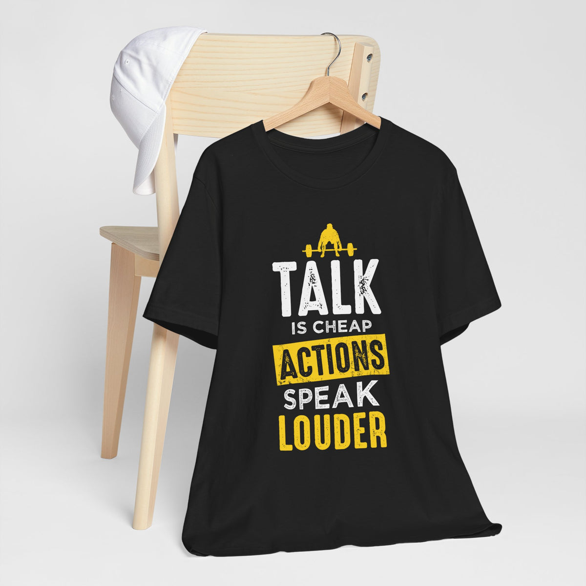 Parler, c’est des actions bon marché, parler plus fort, tee-shirt unisexe 
